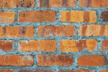 Naklejka premium Abstract Background wall texture old red brown brick wall