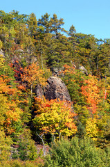 Autumn Hides Remnants of Cliff Mine