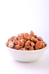 Honey almond in bowl