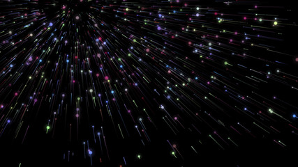 Abstract background with circles and lines. Different shades and thickness.