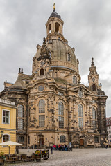 Fototapeta na wymiar Frauenkirche Dresden Ansicht von der Rückseite