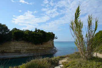 Obraz premium Canal d' Amour, Sidari, Corfu, Ionian Islands, Greece 