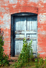 Doorway in Red Sandstone