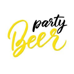  Beer related doodle illustrations. Clipart for Octoberfest or brewery label.