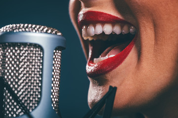 Singing Woman's Mouth