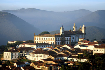 Fototapeta na wymiar Ouro Preto State of Minas Gerais Brazil World Heritage Serro 