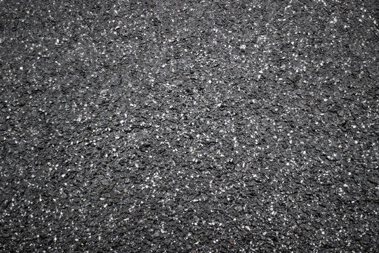 Wet asphalt pavement surface texture