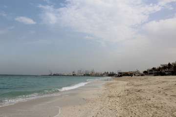 Beach and sea. UAE.