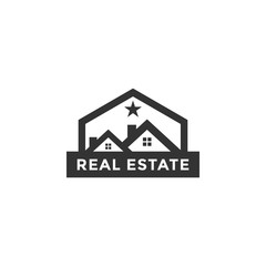 Real estate logo icon element design template