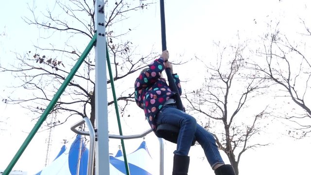 Little Girl in the playground
