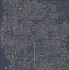 map of the city of Las Vegas, Nevada, USA © tish11