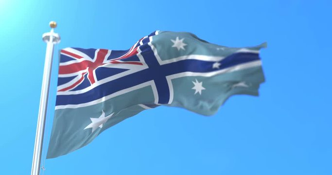 Australian Civil Aviation Ensign, Australia. Loop