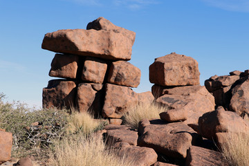 Giant playground - a bizarre and beautiful rock landscape near Keetmanshoop - Namibia Africa