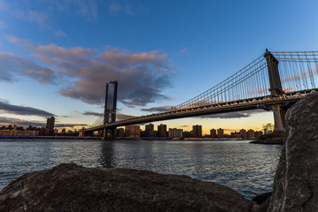 Manhattan Bridge from Brooklyn - New York