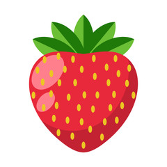 Strawberry Illustration - Strawberry isolated on white background