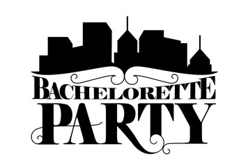 Bachelorette party sign design