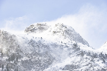 Snow in the austrian Alps