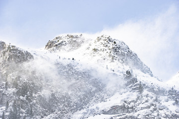 Snow in the austrian Alps