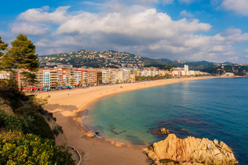 Fototapeta premium View on Lloret de Mar Spain