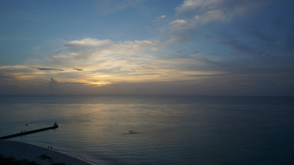 Mexico Cozumel Summer sunset