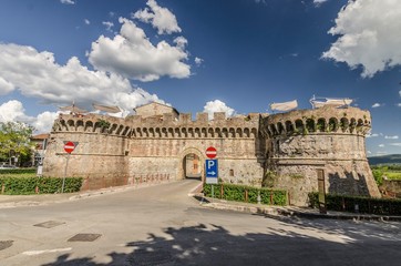 Fototapeta na wymiar Castello di Colle Val D'Elsa