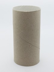 Shots to some carboard toilet paper rolls