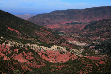 High Atlas in Morocco - landscape