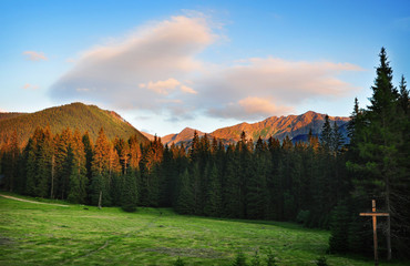 Nature scenery of West Tatras mountains, Slovakia