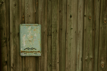 Letter box hanging on the wall