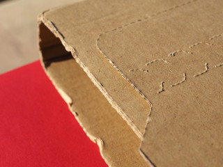 cardboard box packet parcel