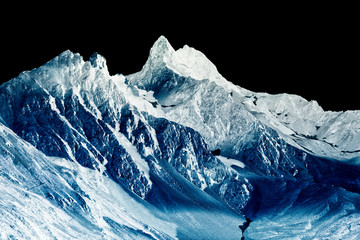 Obrazy na Plexi  Widok na fantastyczne kolorowe góry w Szwajcarii