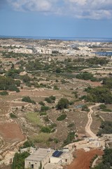 Fototapeta na wymiar Landing on the island of Malta on the Mediterranean Se