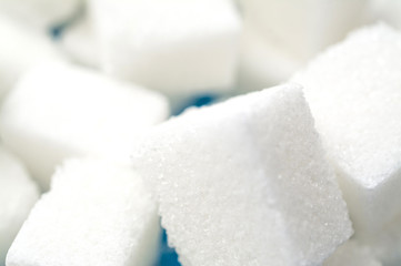 white sugar in cubes texture and background