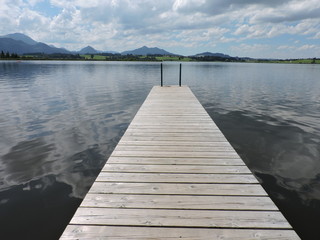 Steg Ufer see