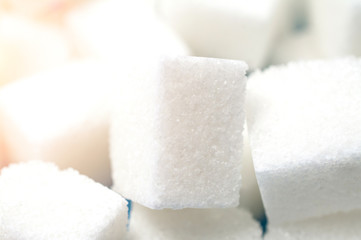 white sugar in cubes texture and background