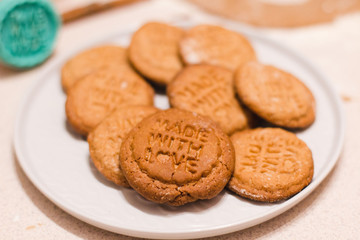 Gingerbread cookies home made