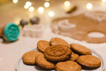 Gingerbread cookies home made