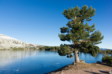Laguna negra de Neila. C&iacute;rculos glaciares