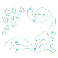 DOLPHINS AT THE NIGHT