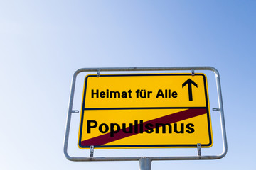 Heimat für Alle statt Populismus