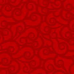 Red Bright colorful Abstract background with wavy ornament for decoration any package or candy wrap. Vector Rich ornament with unique creative pattern illustration red color.