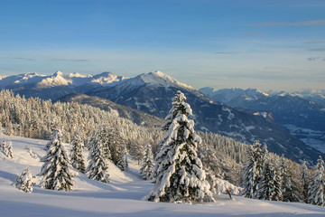 Fototapeta na wymiar Winter in Osttirol