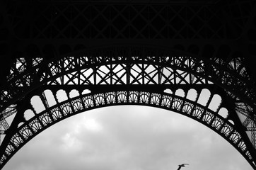 Eiffel Tower close up