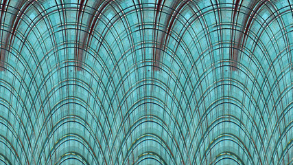 Old Grunge Weathered Peeled Painted Plaster Wall Frame With Abstract Antique Cracked Texture. Retro Stucco Scratched Pattern