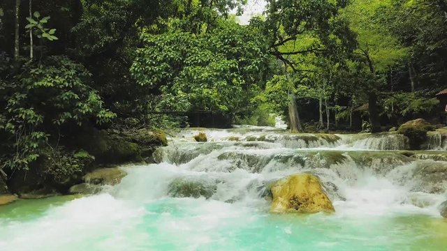 El Chiflon waterfalls in Chiapas Mexico