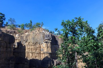 Beautiful rock cliffs