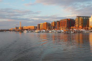 Boats and buildings at the DC Southwest Waterfront