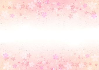 桜　春　和紙　背景