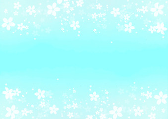 桜　春　和紙　背景