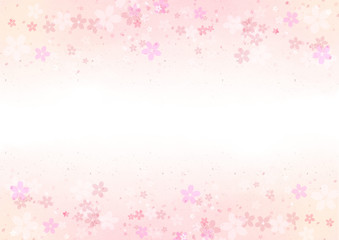 桜　春　和紙　背景